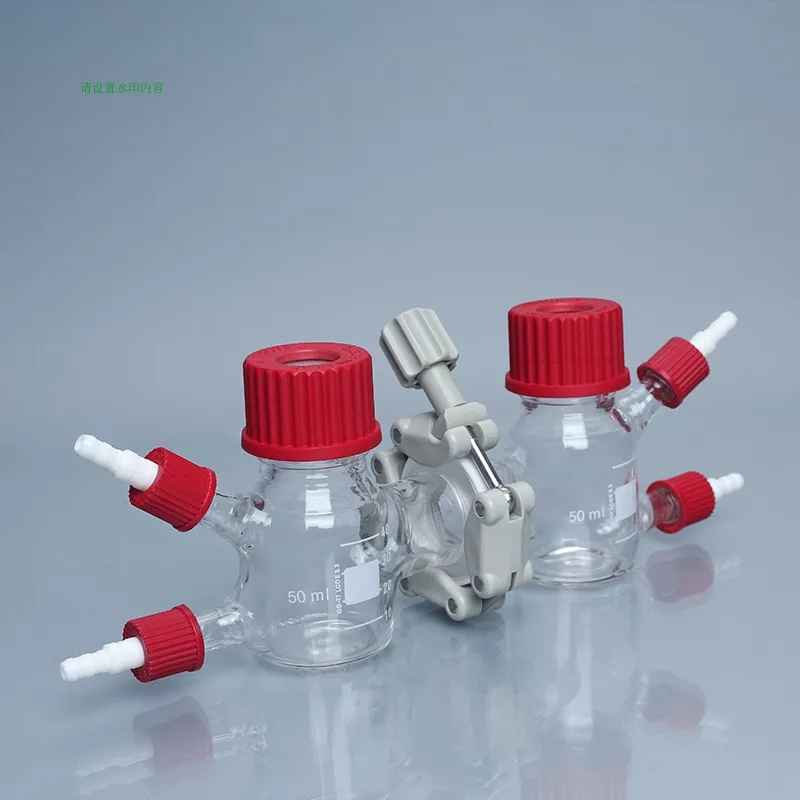 

50ml Type II Clamp MEC System Dual Chamber Reactor Microbial Battery