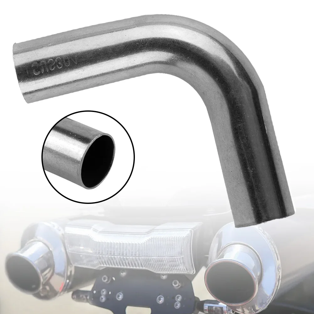 

Stainless Steel Elbow 90 Degree Mandrel Bend Tube Pipe, DIY Polished Exhaust Repair, Longevity and Performance Silver