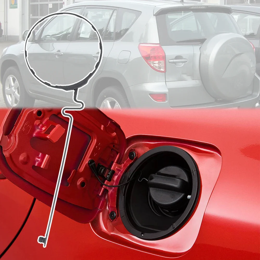 Fuel Tank Cap For Toyota RAV4 XA30 2009-2012 Car Fuel Tank Cap Gas Filler Tether Rope Strap Band Cable Replacement