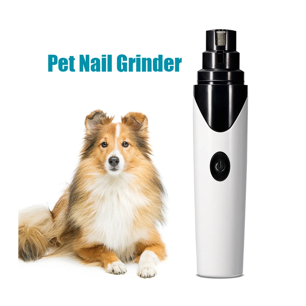 Rechargeable Pet Nails Grinder Dog Cat Care Grooming Trimmer USB Electric Pet Nail Trimmer Tools Clipper Pets Paws Nail Cutter