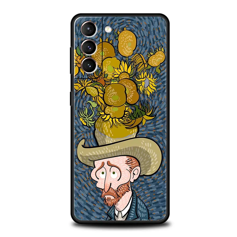 Retro Van Gogh Oil Painting Soft Silicone Phone Case
