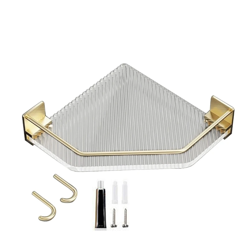 

Металлическая угловая полка для ванной комнаты, настенная полка для душа, нержавеющий держатель для шампуня в ванной комнате,