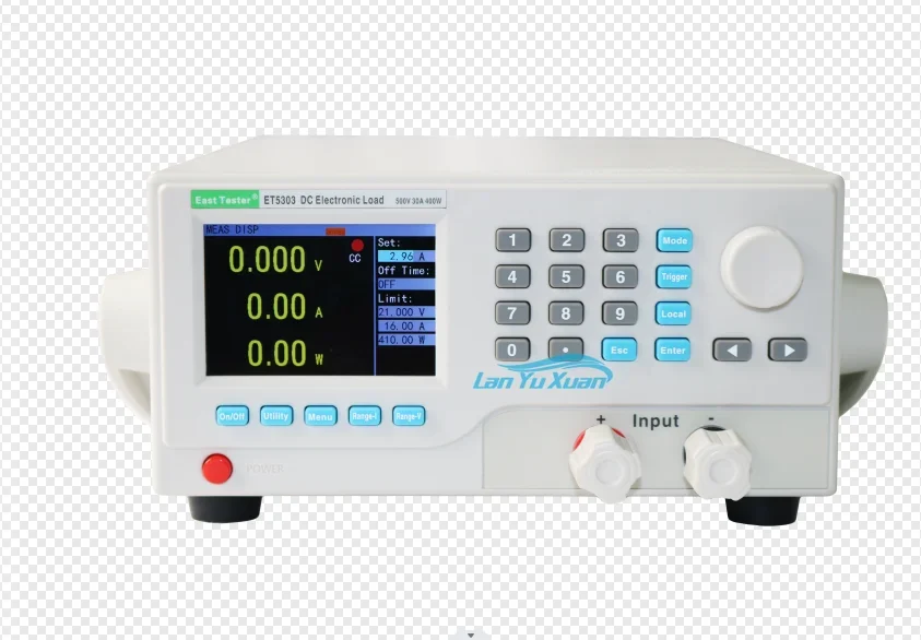 

ET5303 400W 500V 30A USB RS232 Electronic DC Load Tester for power supply testing