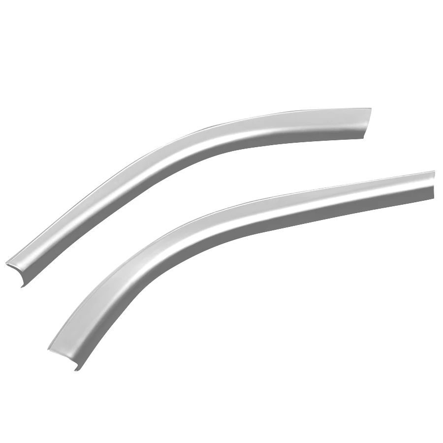 

Декоративные ленты серебристого хром для центральной консоли Mercedes Benz A/Gla/Cla Class 200 220 260 W176, 2 шт.