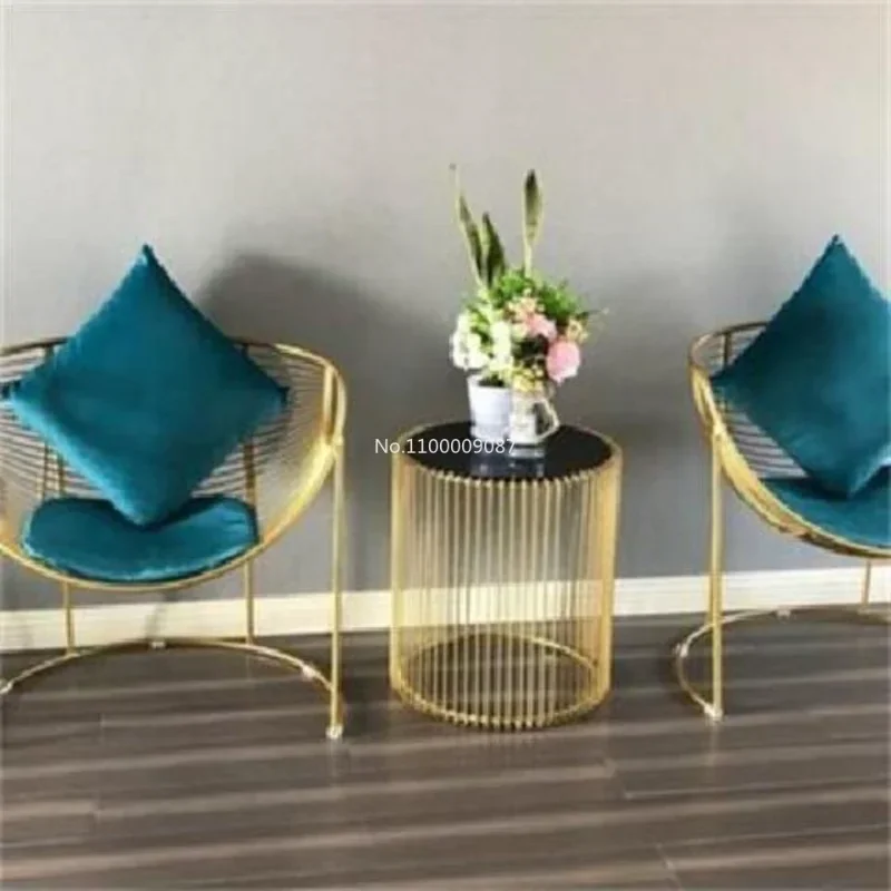 

courtyard wrought iron leisure balcony net red small round coffee table tables chairs furniture transparent chair wedding chair