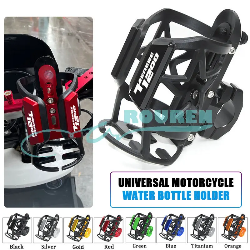 

Motorcycle Accessory For Yamaha Super Tenere 1200 Water Bottle Cage Motor Bike Drink Cup Holder Bracket Equipment Modified Parts