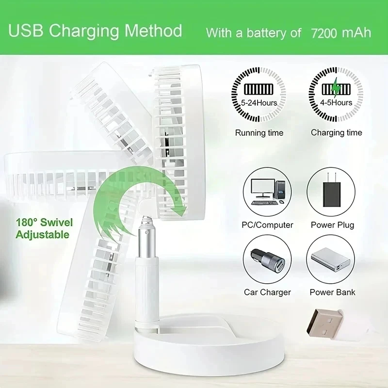 ZK-2028 Mini Portable Electric Fan