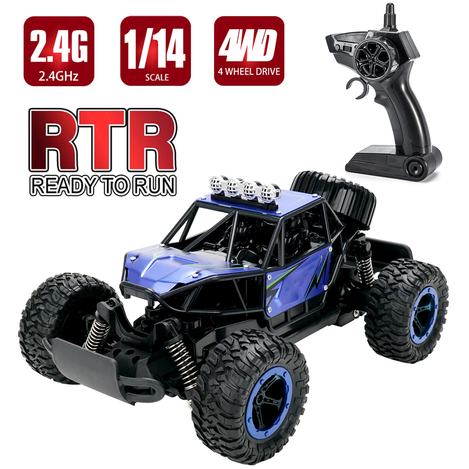 RC Car 1/14 2.4GHz 4WD RTR Off-Road Radio Controlled Toys for Boys High Speed Drift Remote Control Car Children Toys pink remote control car