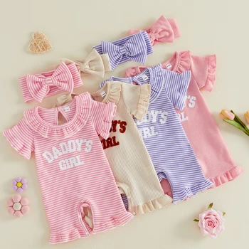 Ruffle Baby Romper Set 1