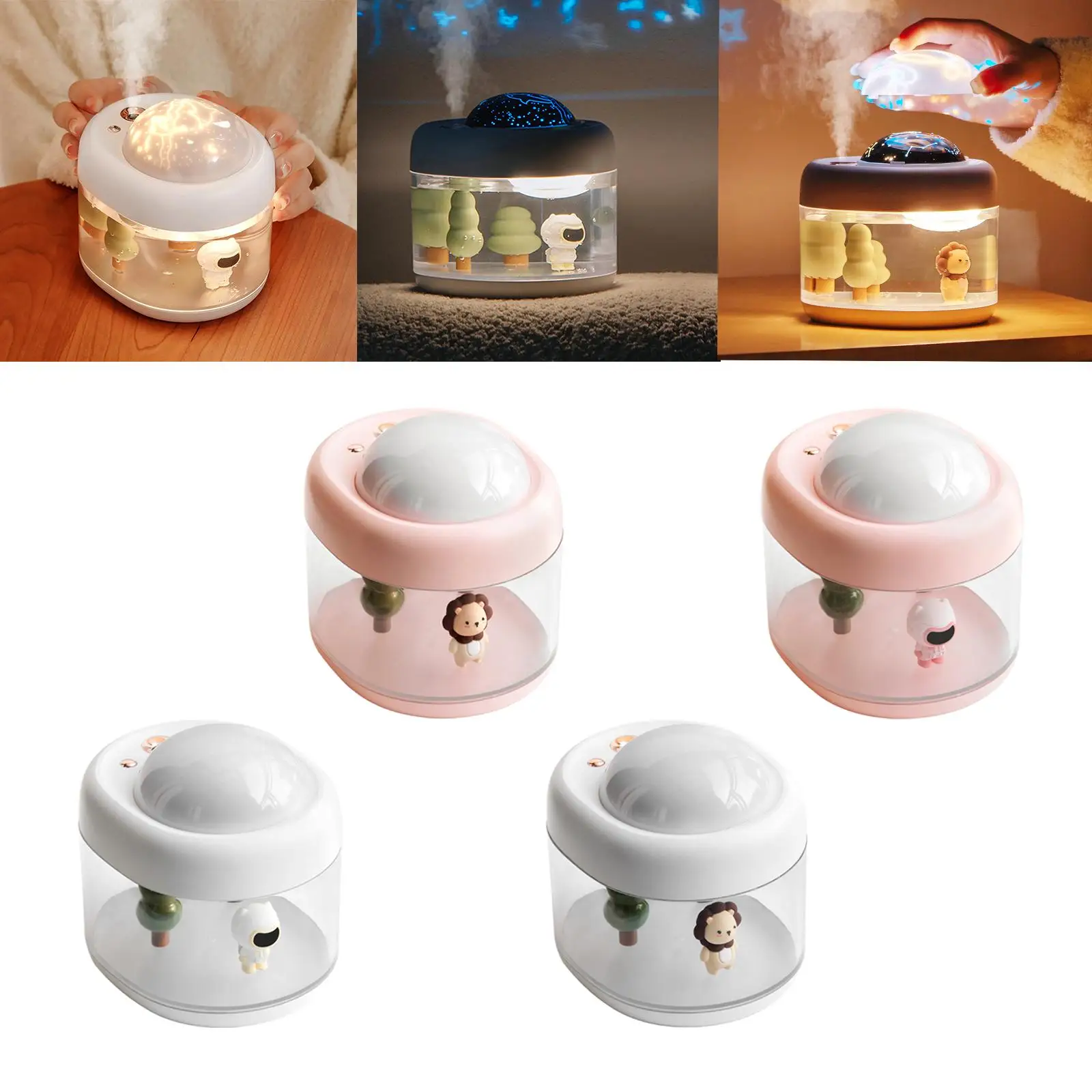 

air Humidifier Battery with Night Light 2 Spray Modes Rechargeable Humidifier for Car Room Travel