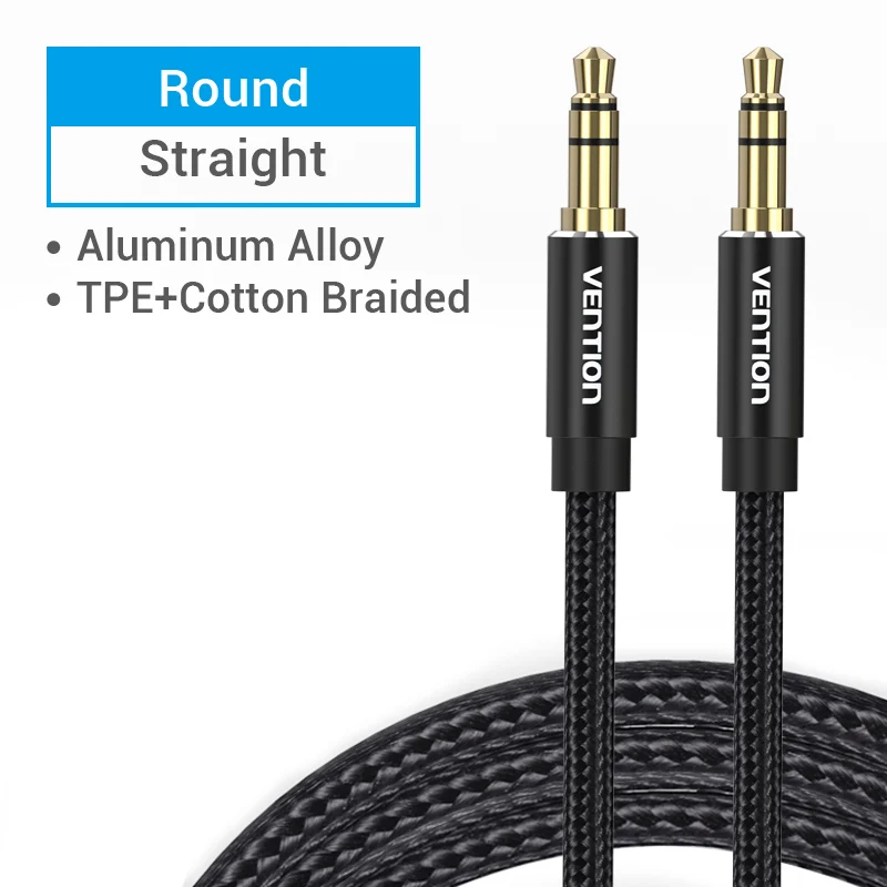 Right Angle 3.5mm Aux Audio Cable