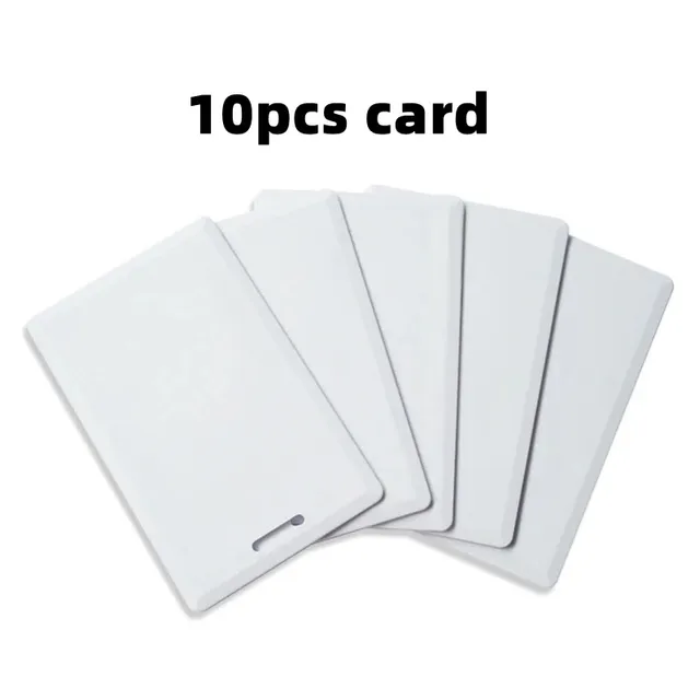 10Pcs ID 125KHz EM4305 T5577 Writeable Rewritable Blank Copy Proximity Access Control Thick Hole Card For RFID Duplicator 1