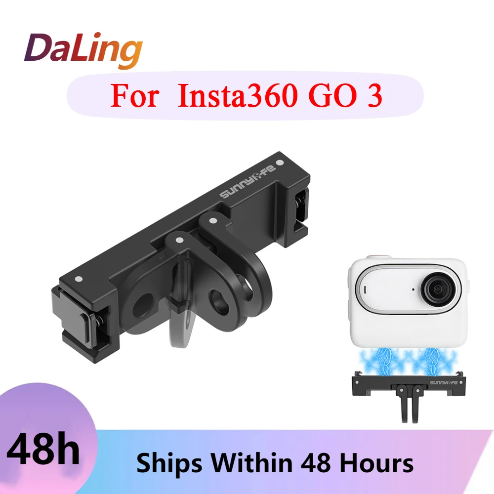 

For Insta360 GO 3 Quick Release Adapter Adapter GO 3 Thumb Camera Quick Release Plate Extension