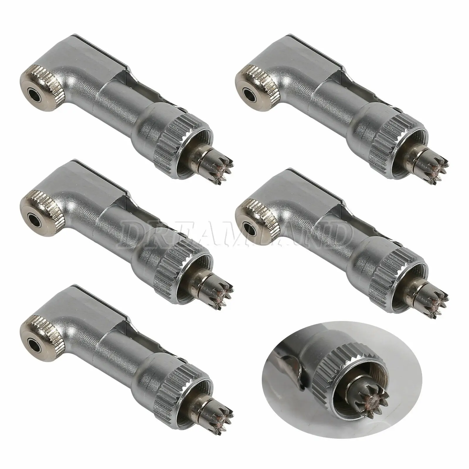 

5PCS Dental Latch Contra Angle Low Speed Handpiece Replacement Head NSK Style 1:1