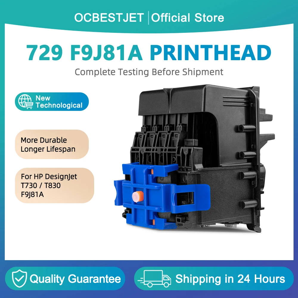 HP 디자인젯 T830 T730 대형 포맷 플로터 프린터용 HP 729 프린트헤드