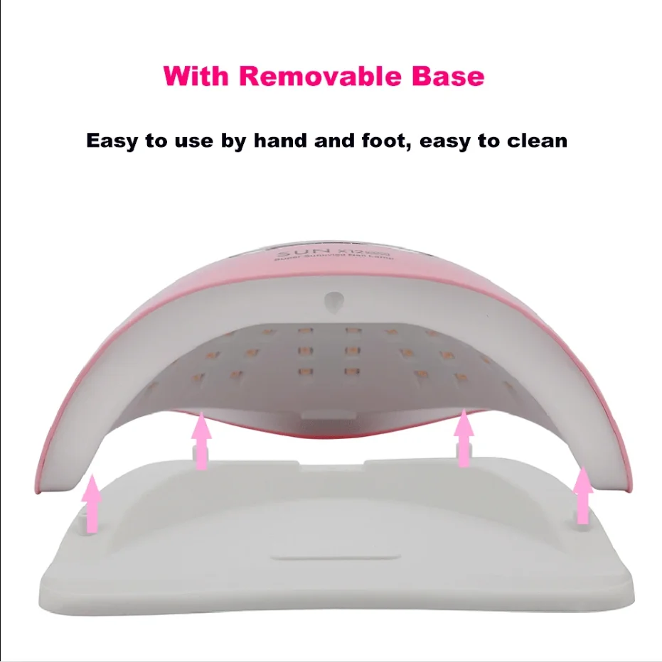 280W UV LED Nail Dryer Professional Gel Polish Drying Lamp with 4 Timer Settings for Fast Curing Gel Nails at Home Salon Use 2