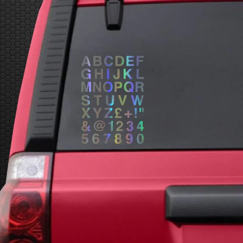 

Jpct personalized creative letters and numbers decal for cars, motorcycles, bumper decoration waterproof sticker 20cmx13.9cm