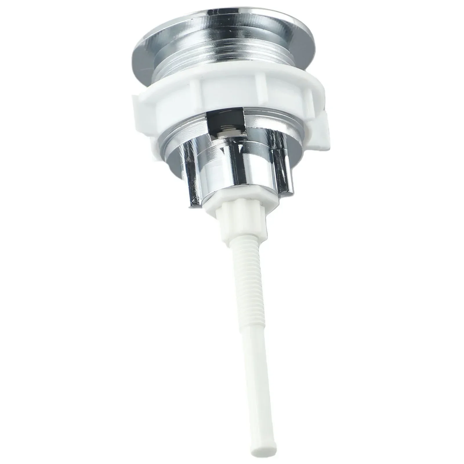 Bathroom Toilet Water Tank Round Valve Rods Push Button Single Flush Button Water Saving For Cistern Bathroom Toilet Accessories push button switch toilet flush button toilet water tank valve