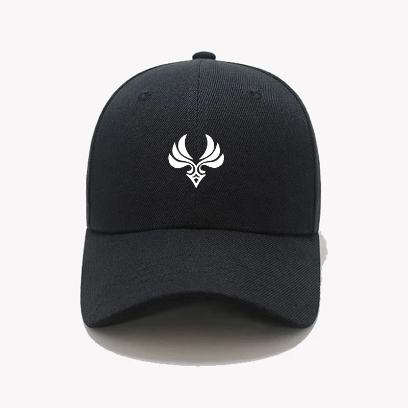 Anime Game Genshin Impact Eye of God Seven Elements Baseball Hat Embroidery Hot Stamping Logo Cotton Casual Hat