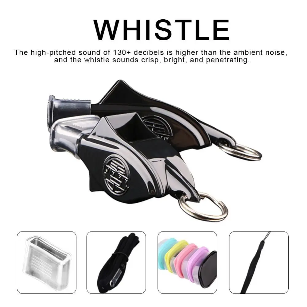 Match High Frequency ABS Material Soccer Basketball Camping Football Dolphin Whistle Whistle Referee Whistle 130 Decibels