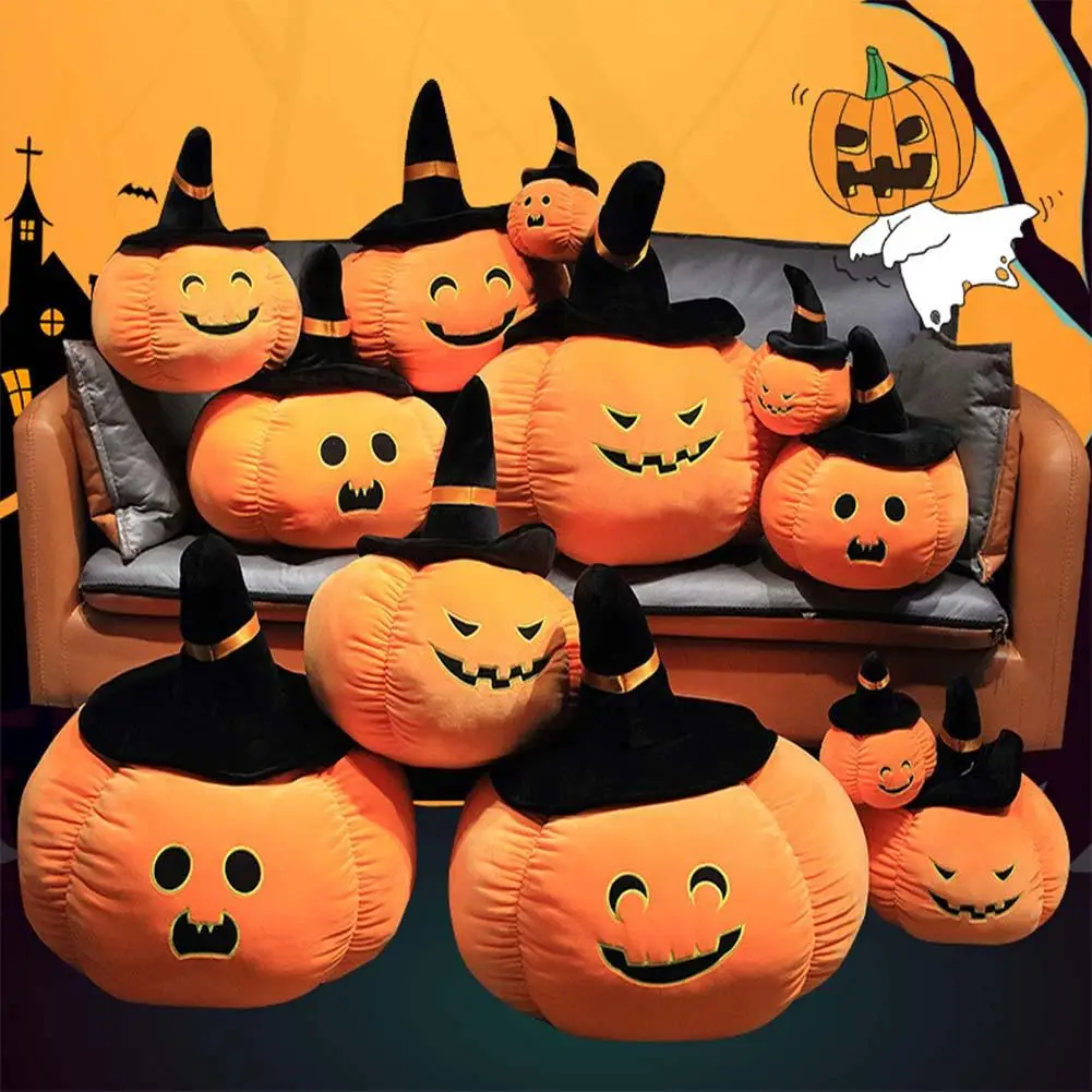 

Halloween Plush Doll Cute Halloween Pumpkin Plush Toy Soft Stuffed Plushies For Gifts Decoration Creative Birthday Gift