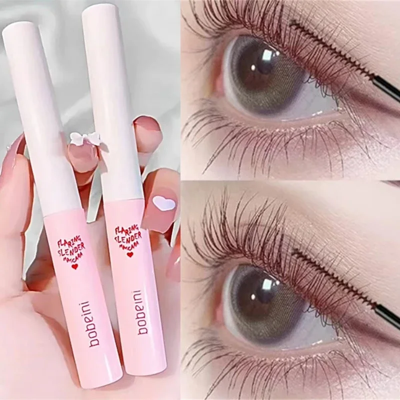 Seidefaser Matte Mascara Mat Ultrafeinem Biischt Waasserdicht Schwaarz_voghion.com