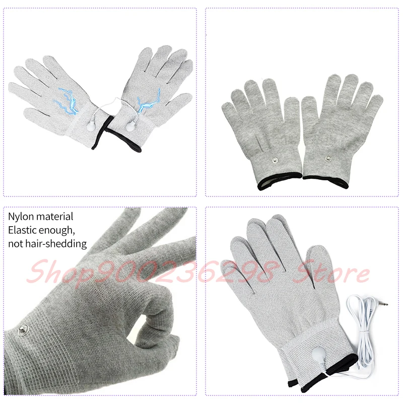 Electric Shock Nipple Clamps BDSM Bondage Labia Clip Clit/Penis Stimulator E-stim Massage Glove/Pad SM Roller Sex Toy Couple