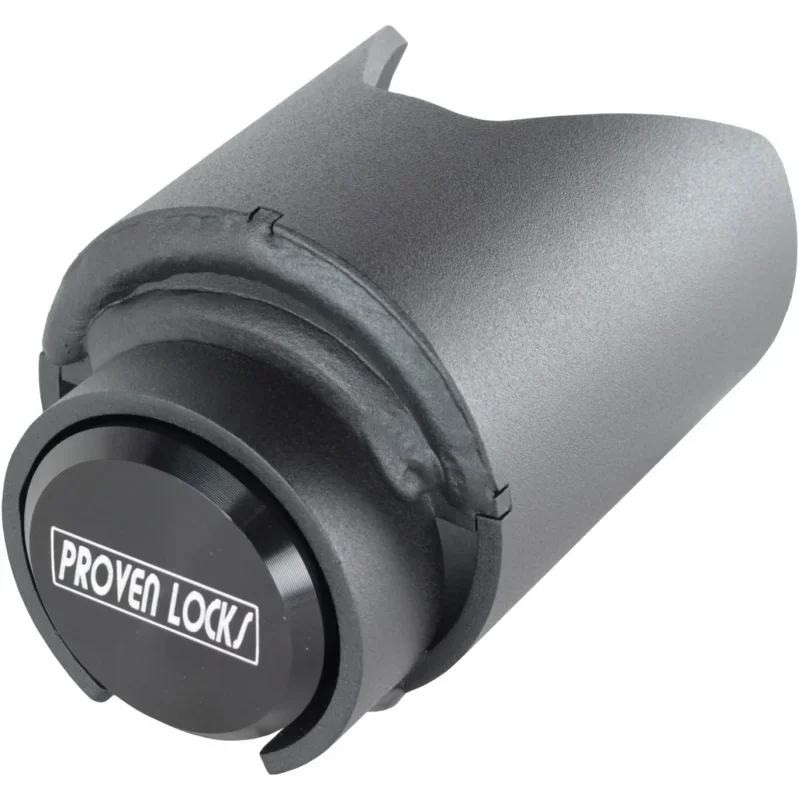 

Proven Industries Model 2178 Trailer Lock, Fits 2-Inch Trailer Couplers, Secures Safety Chains, Made in The USA, (Black)