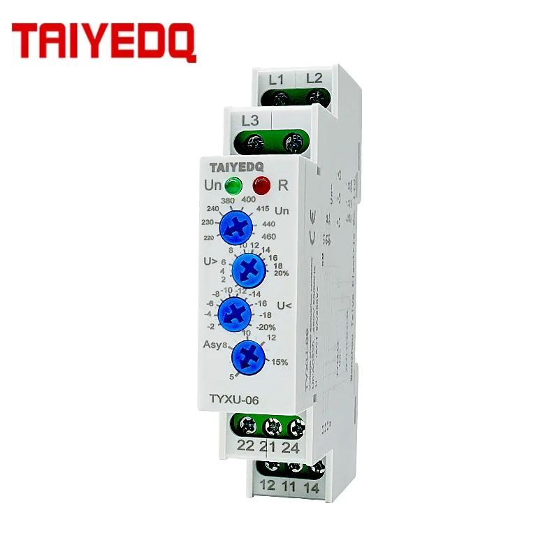 TYXU063PhaseFailurePhaseSequenceVoltageMonitoringRelayVoltage