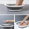 Travel Big Washbasin Folding Washbasin Folding Washbasin Portable Household Compression Basin For Student Dormitory 4