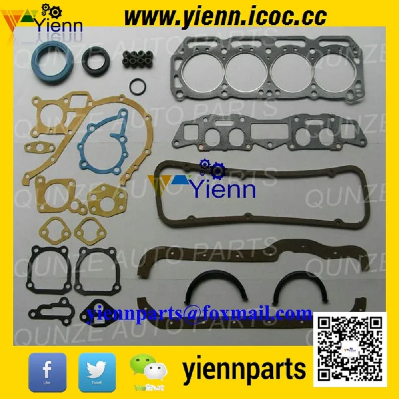 

For Nissan A15 Full Gasket Set 10101-H9826 With Head Gasket Fit TCM FCG10N FCG15N FCG18N Forklifts Gasoline Engine Repair Parts
