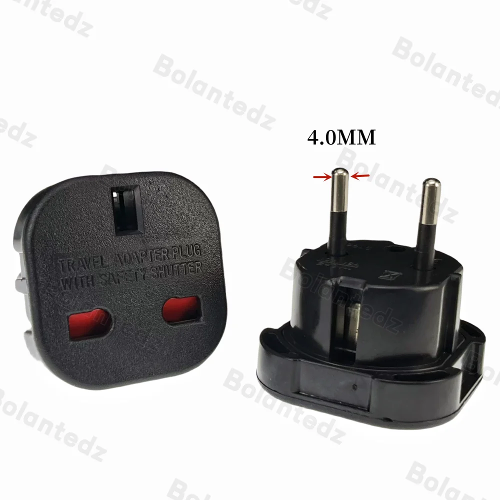 UK To EU Europe European Universal Travel Charger Adapter Plug Converter 2 PiN Wall Plug Socket 1pcs plug adapter eu plug adapter eu socket converter power plug adapter plug converter