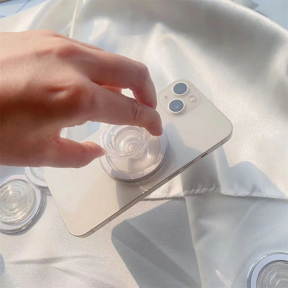 Clear Magnetic Phone Grip & Expanding Stand