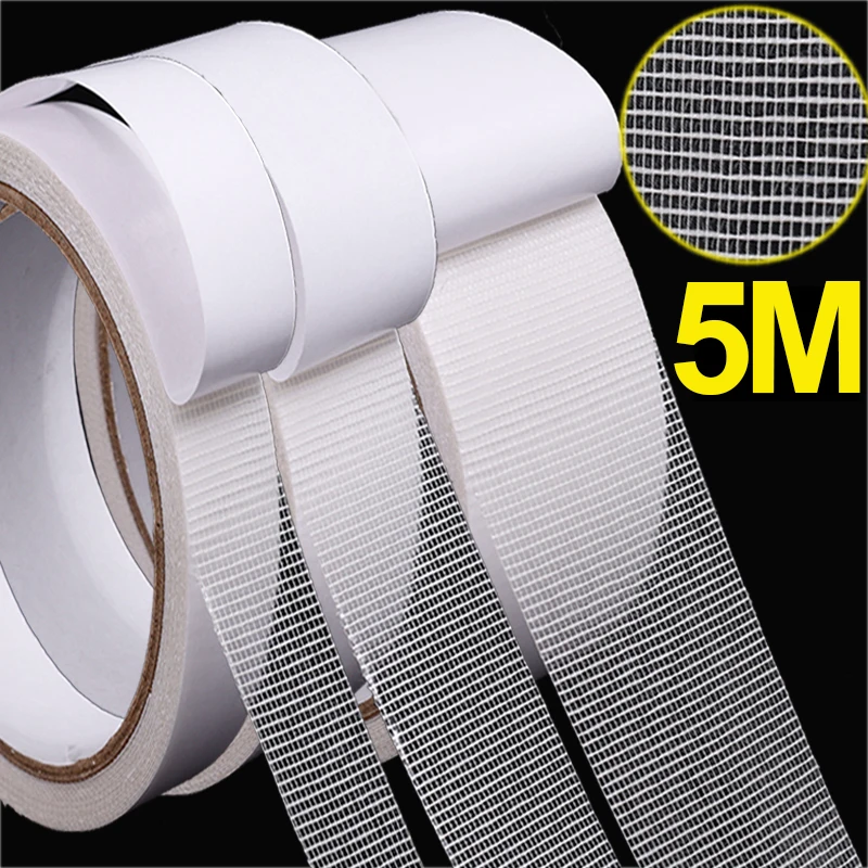

Strong Fabric Tape Transparent Double-Sided Grid Tape Industrial Strapping Packaging Fixed Adhesive Household Waterproof Sealant