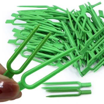 50PCS Green Strawberry Stolon Fixing Clips 1
