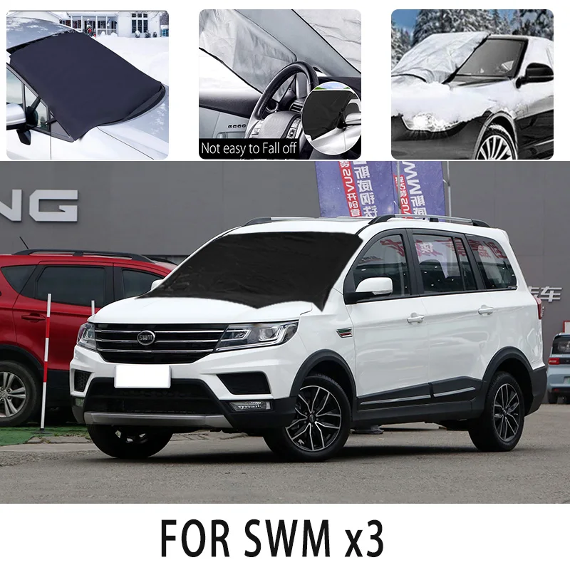 

Car snowcover frontcover for SWM x3 auto snowblocking heat insulation sunshade Antifreeze wind Frost prevention car accessories