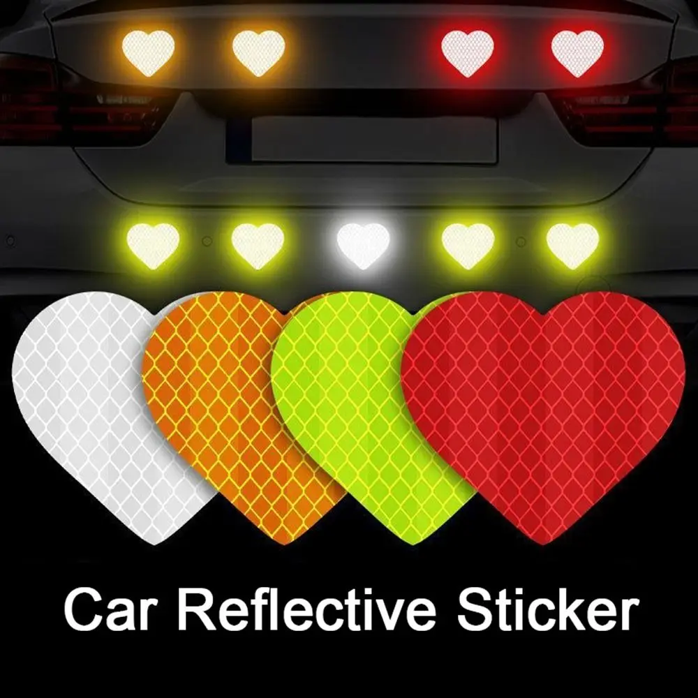 

Self-adhesive Car Reflective Sticker Safely Night Decorative Decals Warning Decals Luminous Car Luminous sticker Auto
