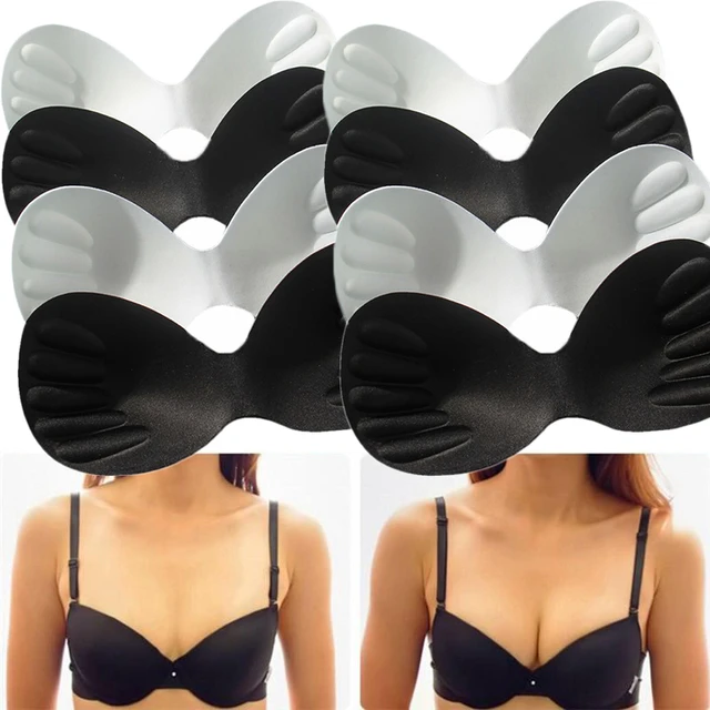 One Piece Thick Sponge Bra Pads Push Up Breast Removeable Bra Padding Inserts  Cups for Swimsuit