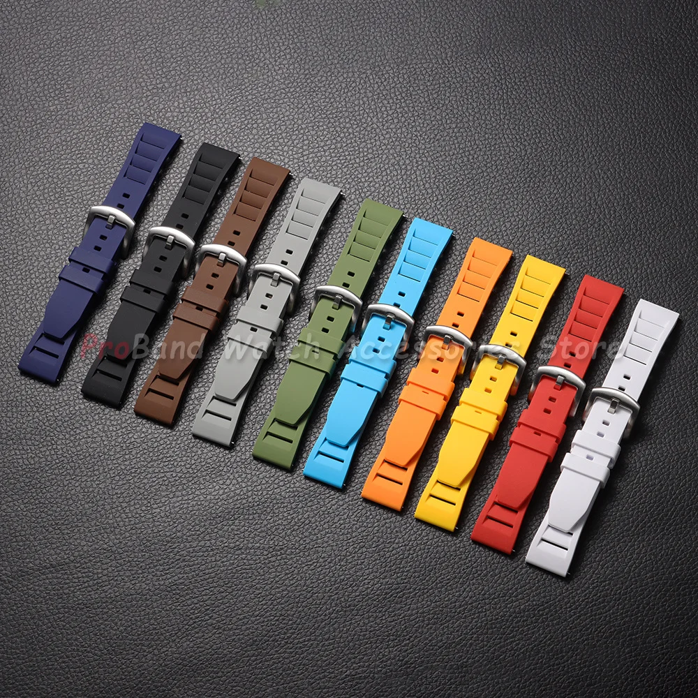 Premium Silicone Watch Strap - Soft Rubber Quick Release Band