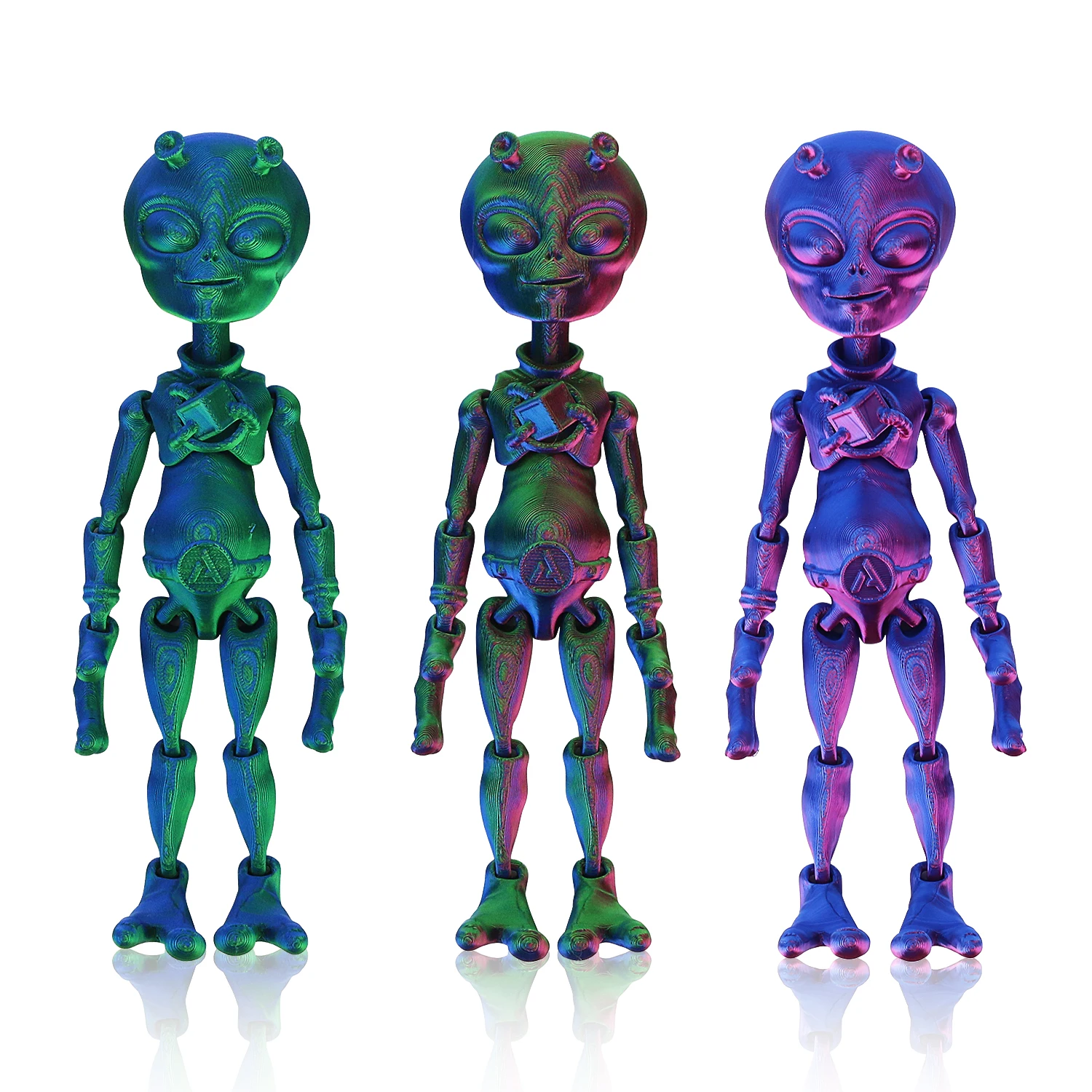 Alien model ornament joint can be moved Halloween creative toy gift decompression parent-child interaction 6