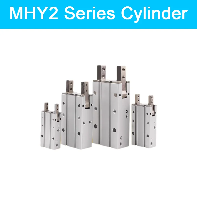 SMC ประเภท MHY2 10D 16D 20D 25D Double Acting นิวเมติก Gripper Bore 10-25 มม.180 องศา Angular อลูมิเนียม Clamps Gripper กระบอก 1