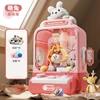 Automatic Doll Machine Toy for Kids Mini Cartoon Press Operated Play Game Claw Crane Machines with Light Music Children Toy Gift 5