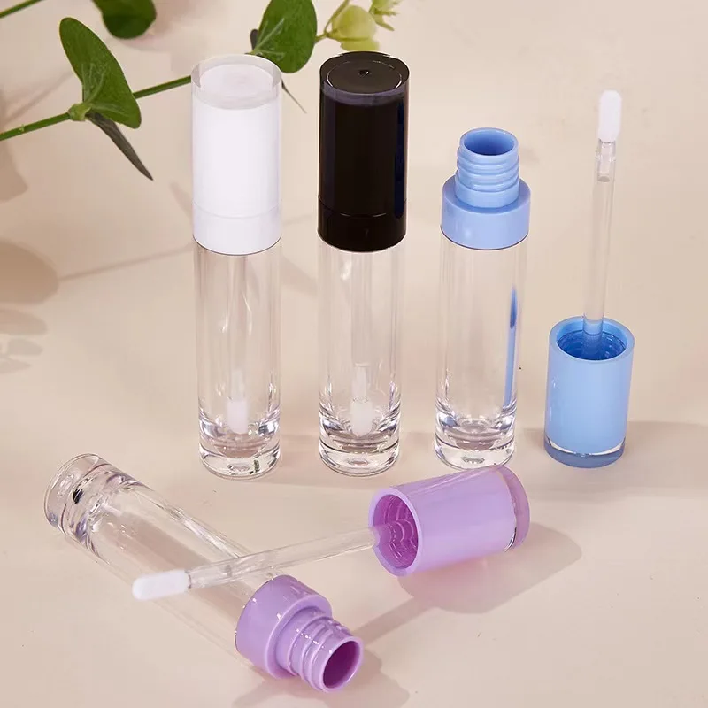 Customize  Lip Gloss /Lipstick Packaging Boxes Kit Logo Lip Gloss Wholesale Lip Tube Bottle Container With Sticker Bulk  Makeup 3