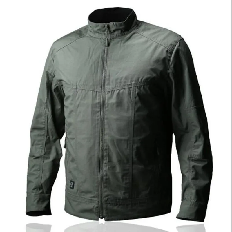 Veste DulCargo d'entraînement en plein air pour hommes, manteau de sport militaire respirant, col montant, escalade, tir, camping, printemps, automne