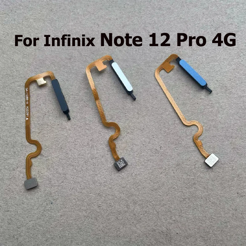 Sensor de Impressão Digital para Infinix Note 12 G96 Pro 4g Sensor de Impressão Digital Toque Traseiro id Scanner de Impressão Digital Novo - Image 4