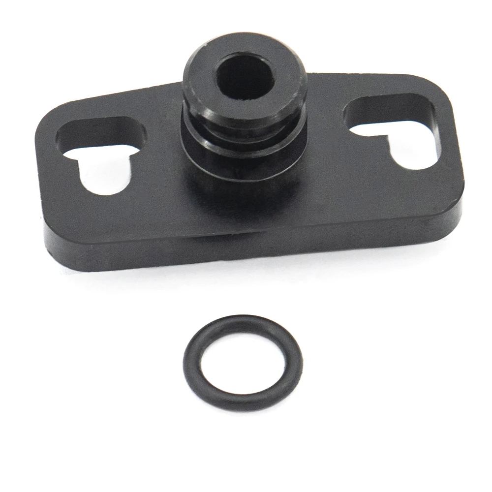 

Free Shipping Aluminium Black Anodised Fuel Pressure Regulator Adapter For Mitsubishi Lancer EVO X 4B11 EVO 6A13 4G63 6G72