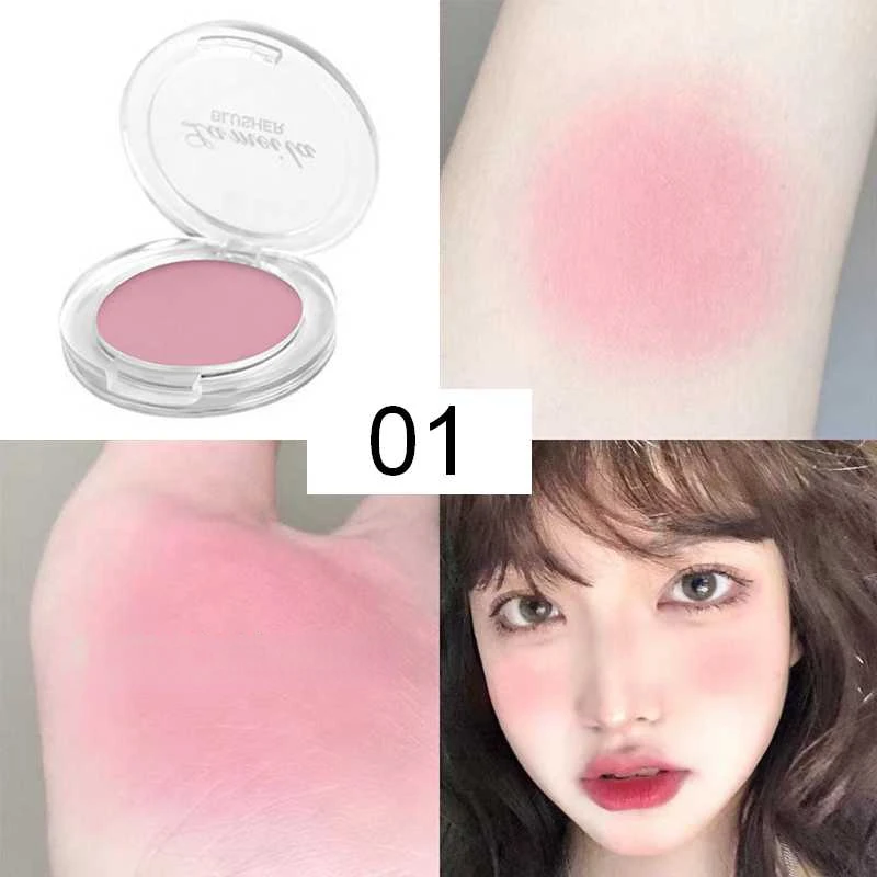 Girl Blush Peach Cream Makeup Blush Palette Cheek Contour Cosmetics Blusher Cream Makeup Rouge Cheek Tint