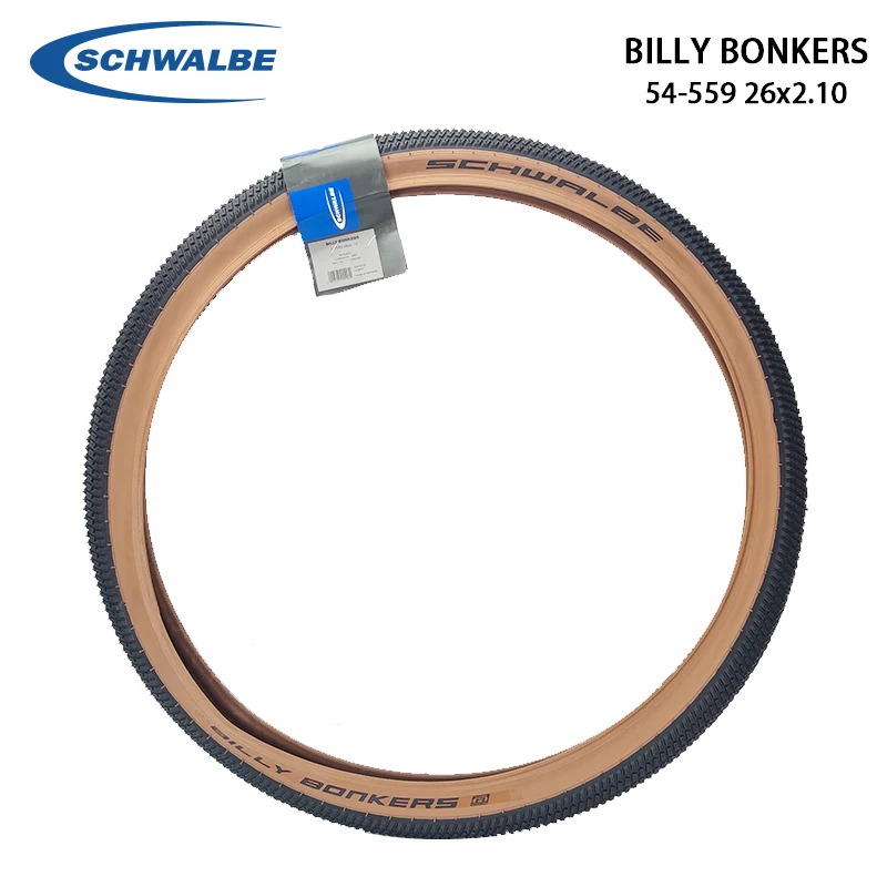 BILLY BONKERS Bicycle Tire 26x2.10 2.25 54-559 26inch Brown