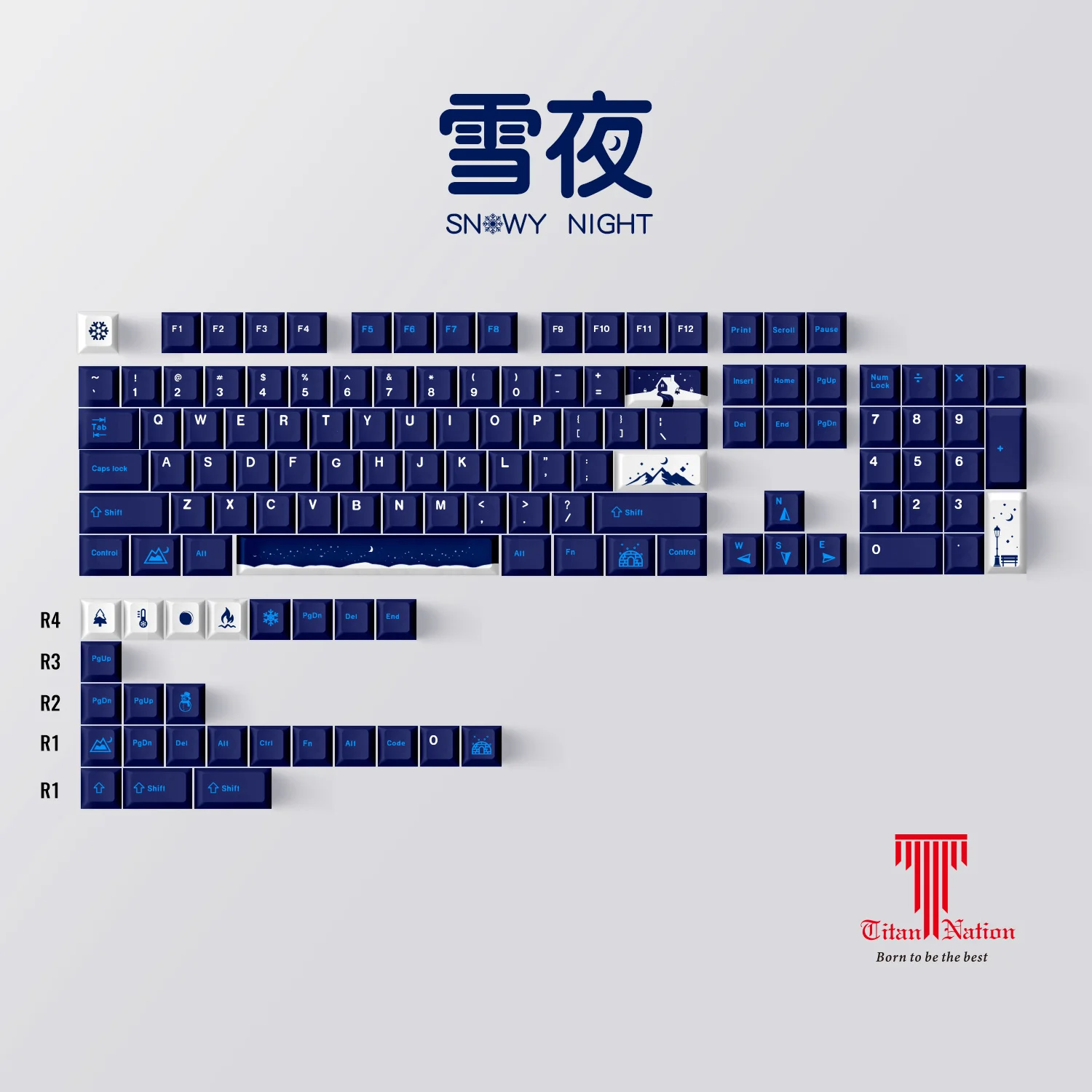 Dye, Sublimação, Perfil Cherry, Keycap com 1.75U,