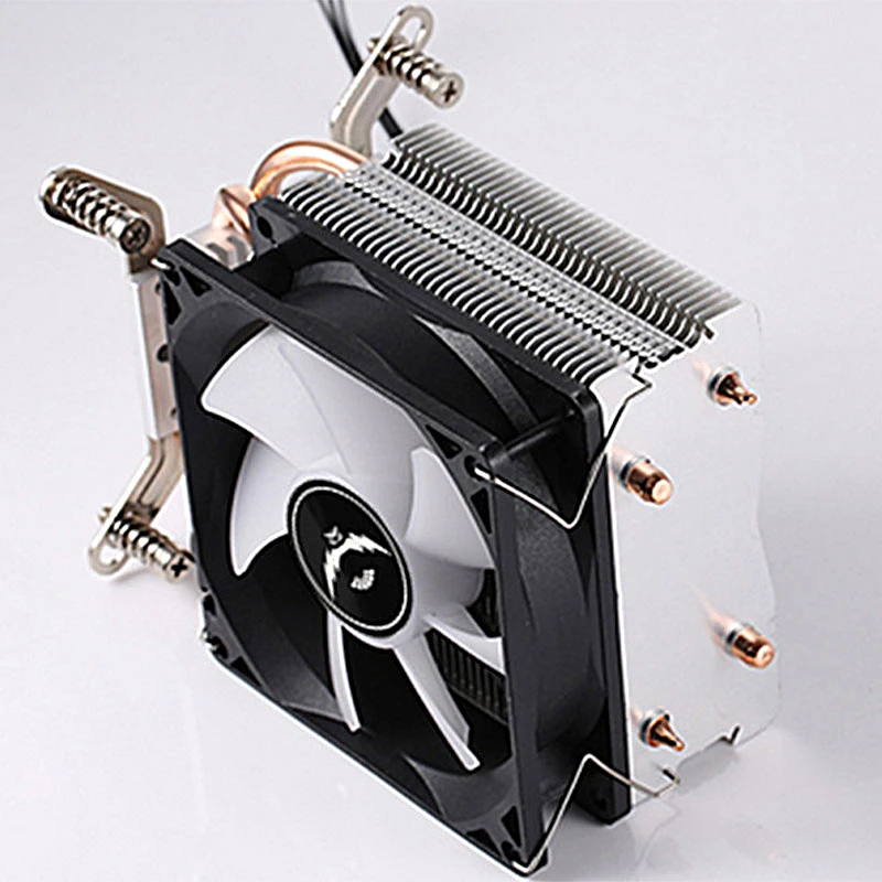 QIUzAim Cooling 90mm Fan 2 Heat Pipe CPU Processor